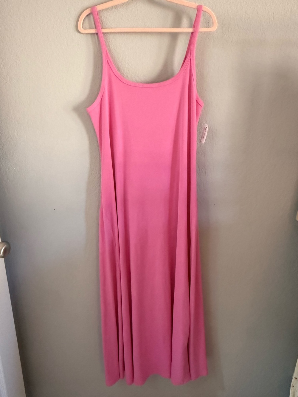Old Navy Hot Pink Scoop Neck Maxi Dress XL NWT